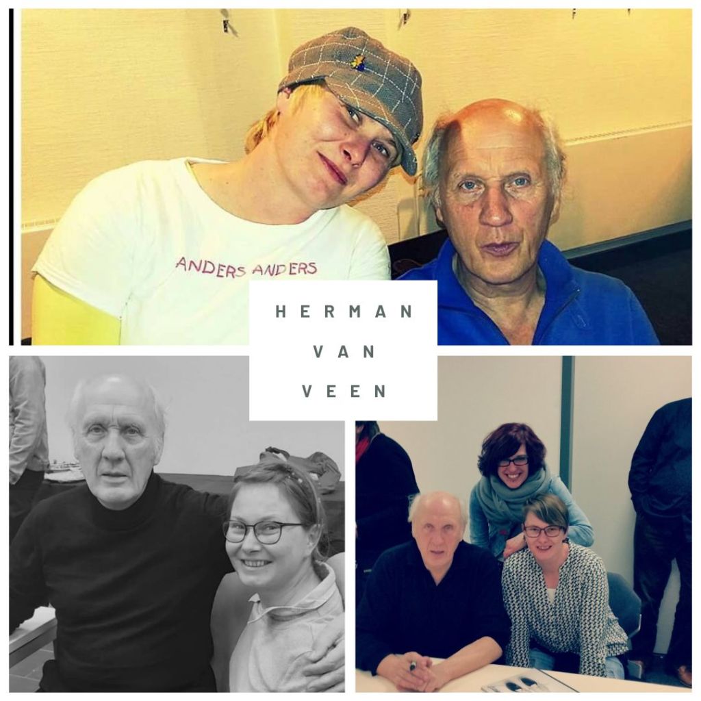 Collage mit drei Fotos. Auf jedem Bild sind eine Frau und ein Mann zu sehen.