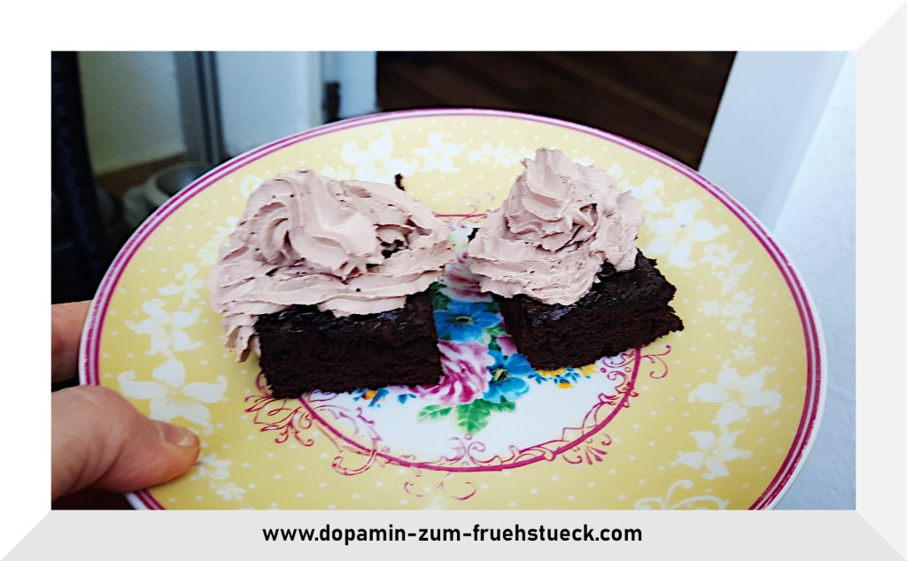 Brownies mit Schoko- Sahne